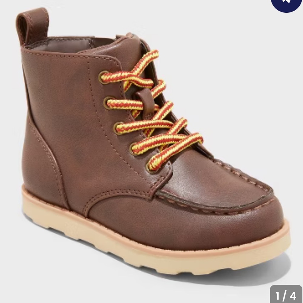 Cat & Jack | Boys' Greyson Boots - Brown | Size 12